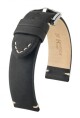 Řemínek Hirsch Ranger - černý - 22 mm - L – Standardní délka (doporučujeme) - 22 mm - Stříbrná - thumb (0)