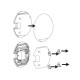 Panlux Venkovní nástěnné LED svítidlo Leon Circle bílá, IP65, 2 W - thumb (7)