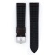 Řemínek Hirsch James - hnědý - 20 mm - L – Standardní délka (doporučujeme) - 18 mm - Stříbrná - thumb (2)