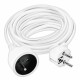 Solight prodlužovací kabel - spojka, 1 zásuvka, bílá, 10m PS16 - thumb (1)