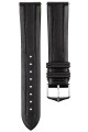 Řemínek Hirsch Hevea - černý - 22 mm - L – Standardní délka (doporučujeme) - 20 mm - Stříbrná - thumb (1)