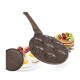 Banquet Pánev na lívance s nepřilnavým povrchem Granite Brown Smile, 26 cm - thumb (4)