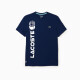 Pánské tričko Lacoste  Training Medvedev T-Shirt Methylene XL - thumb (5)