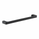 GEDY PI214514 Pirenei držák ručníků 45 x 6,6 cm, černá mat - thumb (0)