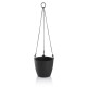 PLASTKON Závěsný květináč Ariella 18 cm - antracit - thumb (0)