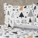 4Home Povlečení mikroflanel Nordic forest, 140 x 200 cm, 70 x 90 cm - thumb (5)