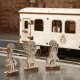 Ugears 3D dřevěné mechanické puzzle Harry Potter Bradavický expres - thumb (13)