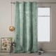 ArtFlhf Stínicí závěs VELVET EYELETS K | 140 x 270 cm Barva: mentolová - thumb (1)