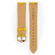 Řemínek Hirsch Genuine Croco - žlutý, lesk - 13 mm - M – Střední délka - 12 mm - Rose Gold - thumb (2)