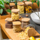4Home Skleněná dóza na potraviny s víkem Bamboo, 550 ml, 550 ml - thumb (3)