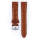 Řemínek Hirsch Liberty - zlatohnědý - 20 mm - L – Standardní délka (doporučujeme) - 18 mm - Stříbrná - thumb (2)