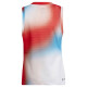 Dívčí tílko adidas  Match Tank White/Red 140 cm - thumb (1)