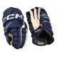 Hokejové rukavice CCM Tacks XF PRO Navy/White Junior 12 palců - thumb (1)