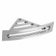 GEDY CP80 rohová police do sprchy s hrazdou, 23 x 7,5 x 23 cm, oblá, stříbrná - thumb (0)