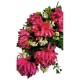 Umělá dekorativní kytice Chryzantéma, fialová, výška 60 cm - thumb (1)