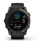 Garmin Epix™ Pro 51mm (Gen 2) Sapphire Edition Carbon Gray DLC Titanium / Chestnut Leather Band - 010-02804-30 - thumb (1)