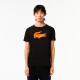 Pánské tričko Lacoste  Big Logo Core Performance T-Shirt Black/Sunrise L - thumb (0)