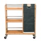 Kesper 24857 Police na kolečkách s košem na lahve bambus, 78 x 20 x 68 cm - thumb (2)