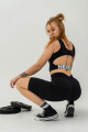 Dámské tílko Nebbia Barbell Therapy Gym Therapy Black XS - thumb (1)