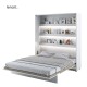 Dig-net nábytek Sklápěcí postel Lenart BED CONCEPT BC-13p bílý lesk | 180 x 200 cm - thumb (0)
