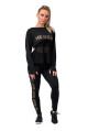 Nebbia dámské legíny Intense Gold print 827 černé - thumb (0)