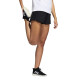 Dámské šortky adidas  Pacer 3-Stripes Woven Heather Shorts Black L - thumb (4)