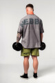 Pánské šortky Nebbia  Washed-off Gym Sweatshorts NO BS Light Green M - thumb (5)