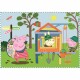 Trefl Puzzle Prasátko Peppa: Vzpomínky na prázdniny 4v1 12, 15, 20, 24 dílků - thumb (3)