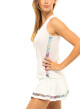 Dámské tílko Lucky in Love  Sheer Can Tank White M - thumb (2)