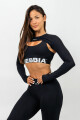 Dámské bolero Nebbia True Hero Fitness Longsleeve Bolero black M/L - thumb (0)