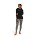 Dámské tričko Icebreaker Merino 200 Oasis LS Crewe Mountain Pulse Black L - thumb (3)