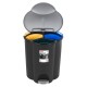 Curver Pedálový odpadkový koš na tříděný odpad, 40 l - thumb (1)