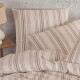 4Home Bavlněné povlečení Stripes taupe, 140 x 200 cm, 70 x 90 cm - thumb (2)