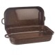 Pekáč smalt BROWN 28,5x18,5 cm víko , S - thumb (1)