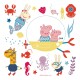 Samolepicí dekorace Peppa pig Sea, 30 x 30 cm - thumb (0)