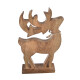 4Home Dekorace z mangového dřeva Snowflake Deer, 33 cm - thumb (2)