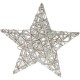 Vánoční LED hvězda Greyse šedá, 40 cm - thumb (0)