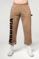 Pánské tepláky Nebbia  Gym Sweatpants Baggy Style GYM BRO Light Brown M - thumb (0)