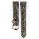 Řemínek Hirsch Genuine Croco - šedý, lesk - 13 mm - M – Střední délka - 12 mm - Zlatá - thumb (1)