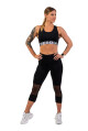 Dámské legíny Nebbia  High-Waist ¾ Length Sporty Leggings 406 black XS - thumb (0)