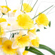 Umělá květina Narcis žlutobílá, 40 cm - thumb (2)