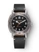 Nivada Grenchen Depthmaster Pacman White 14102A - Black Leather White Stitching - thumb (0)