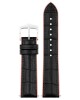 Řemínek Hirsch Andy - černo-růžový - 18 mm - M – Střední délka - 16 mm - Stříbrná - thumb (1)