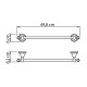 GEDY NV214513 Nevis držák ručníků 45 x 8,2 cm, chrom - thumb (2)