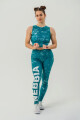 Dámské legíny Nebbia Barbell Therapy Rough Girl Green M - thumb (0)