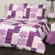 4Home Krepové povlečení Patchwork violet, 140 x 200 cm, 70 x 90 cm - thumb (4)
