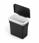 Vestavný odpadkový koš Simplehuman – 10 l, chromovaná ocel, plastový kbelík - thumb (1)