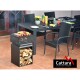 Cattara Přenosné ohniště s mřížkou Cube, 74 cm - thumb (6)