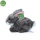 králík tmavě šedý ležící ECO-FRIENDLY 17 cm - thumb (1)