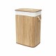 Compactor Bambusový koš na prádlo s víkem Compactor Bamboo - obdélníkový, přírodní, 43 x 35 x 60 cm - thumb (0)